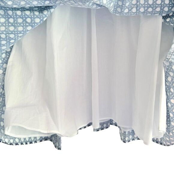 Hill House Home Elizabeth Nap Dress Blue Basketweave Lined Mini Dress. XS. NEW. - Picture 4 of 10